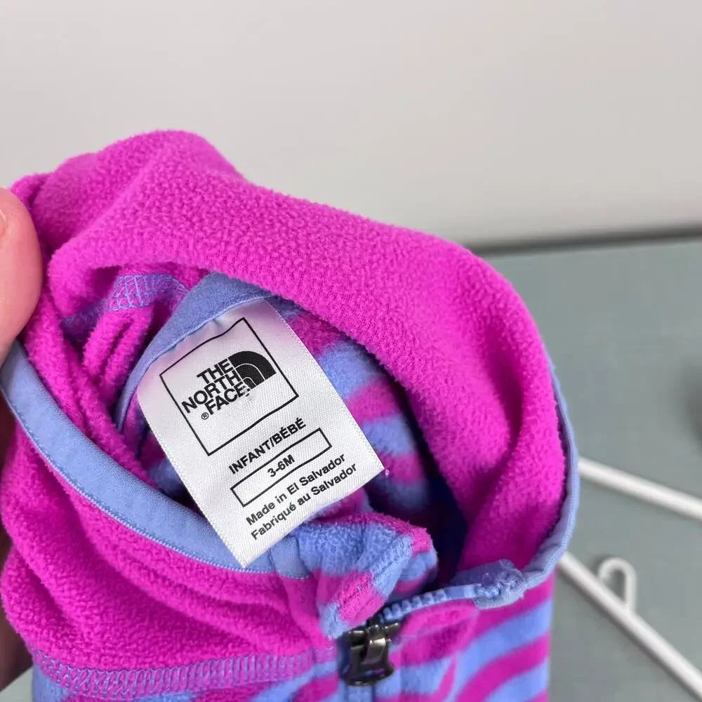 The North Face Girls Glacier Full Zip Hoodie 3-6 Months